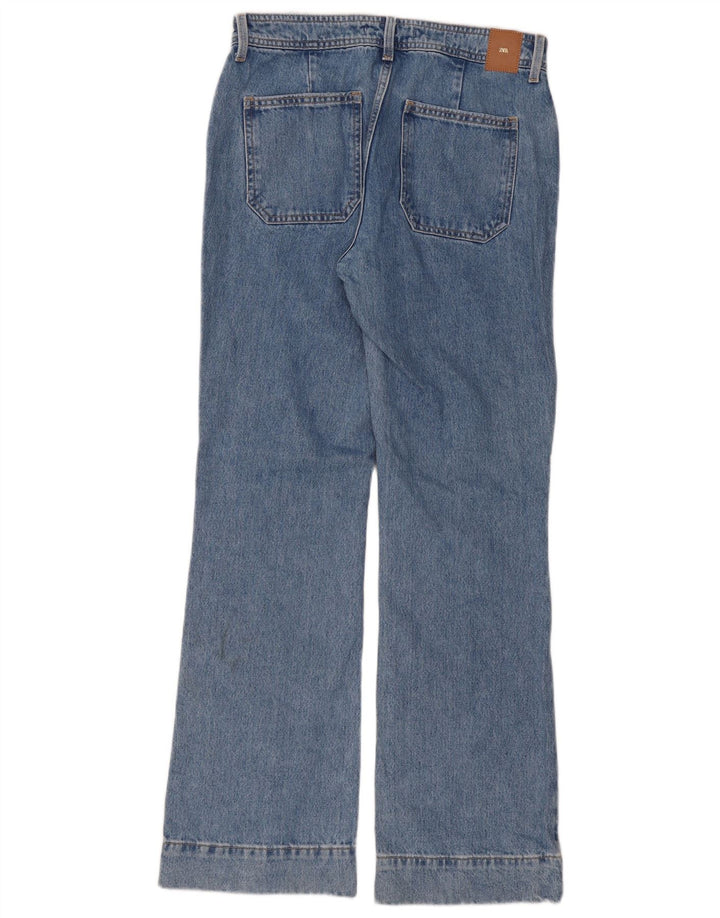 Jeans Bootcut da donna Zara EU 38 Small W28 L32 Blu