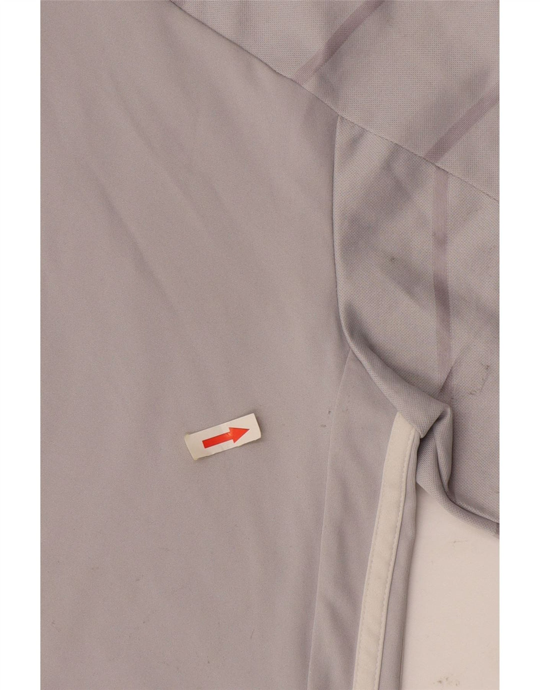 Maglietta Adidas Aeroready da uomo, piccola, in poliestere a righe grigie