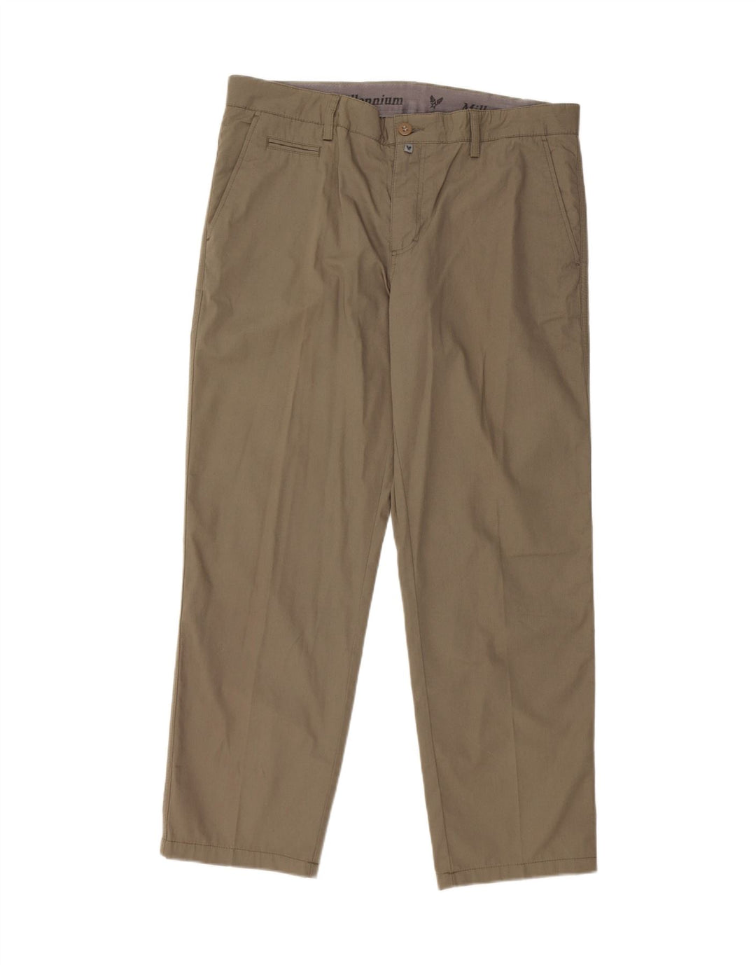 Pantaloni chino dritti da uomo AVIREX W34 L28 cotone kaki