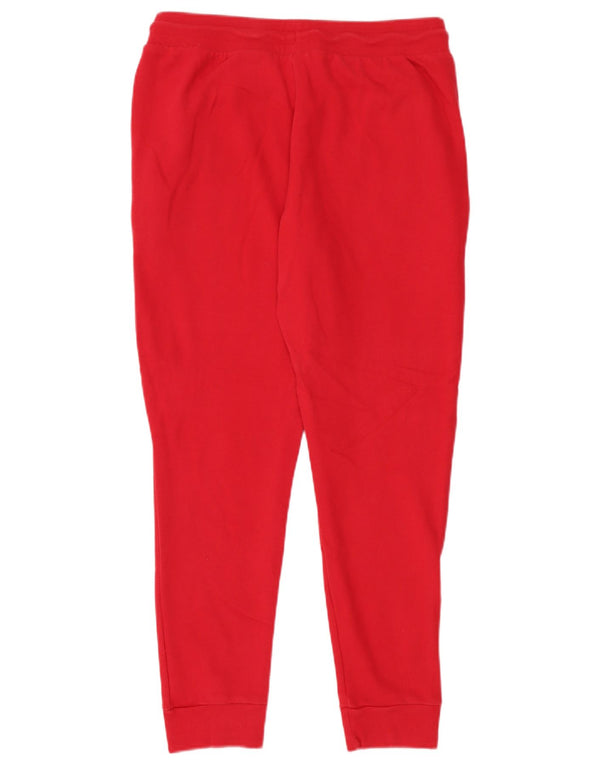 Tommy Hilfiger Pantaloni da tuta con grafica da uomo Joggers Large Rosso Cotone
