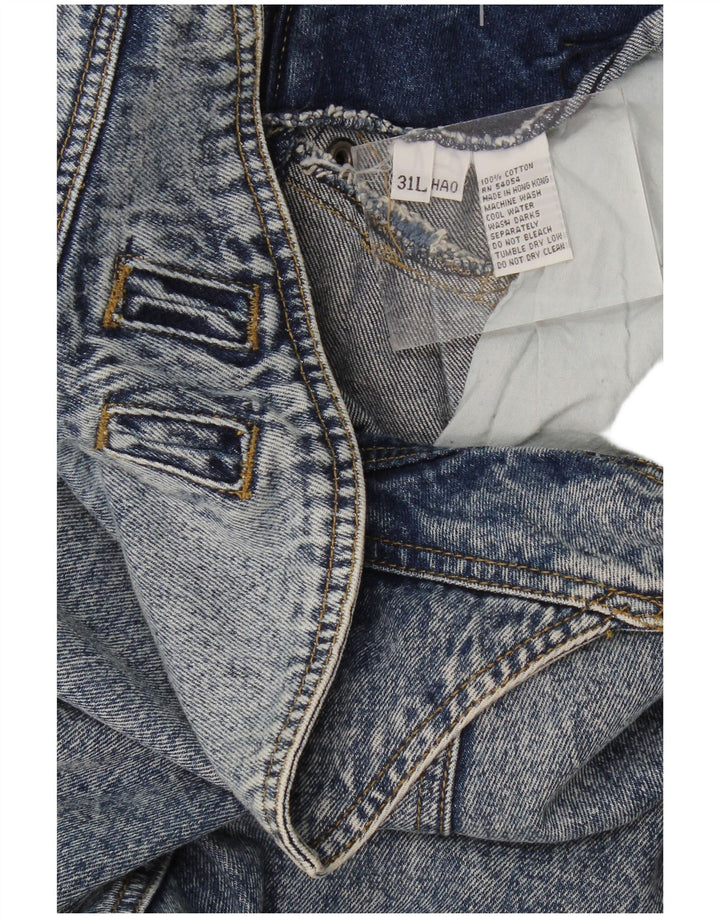 Jeans da donna a vita alta Bugle Boy W31 L32 cotone blu