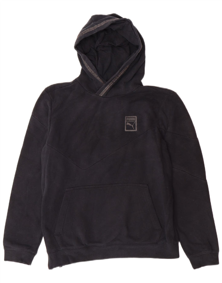 Felpa con cappuccio PUMA da uomo piccola nera