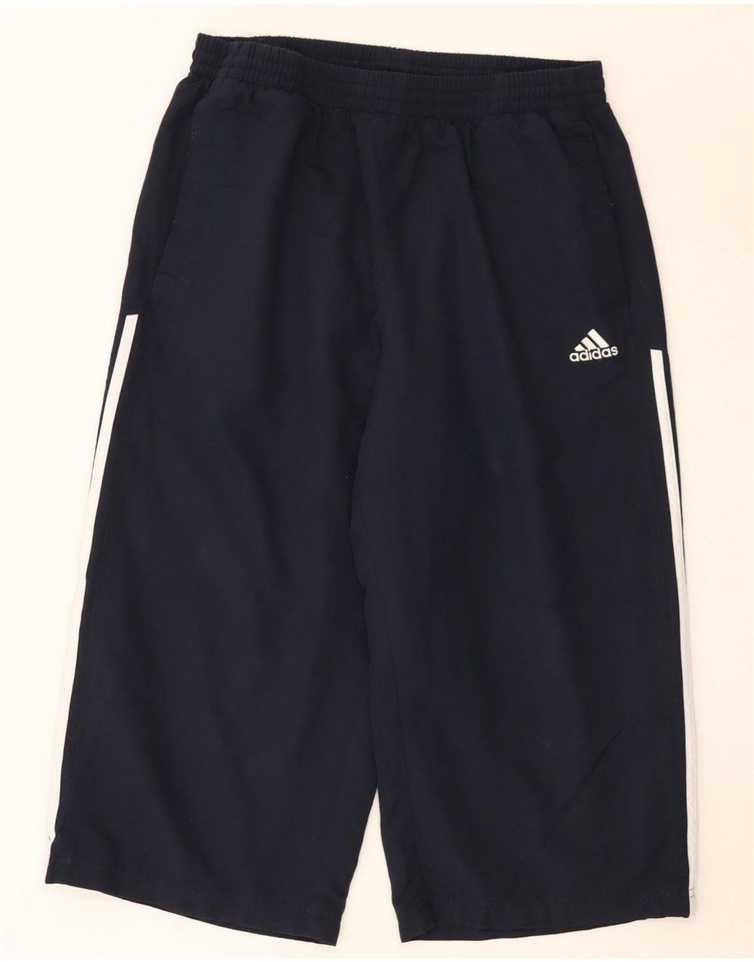 Pantaloncini sportivi da uomo Adidas Bermuda grandi in poliestere blu navy