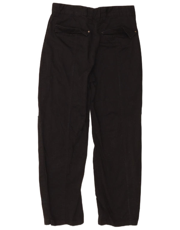Pantaloni casual dritti invecchiati da uomo Zara EU 42 Large W32 L29 neri