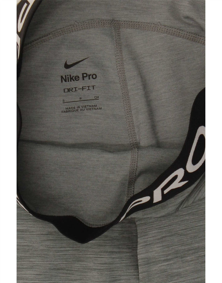 Leggings grafici Nike Dri Fit da donna UK 8 piccoli grigi chiazzati