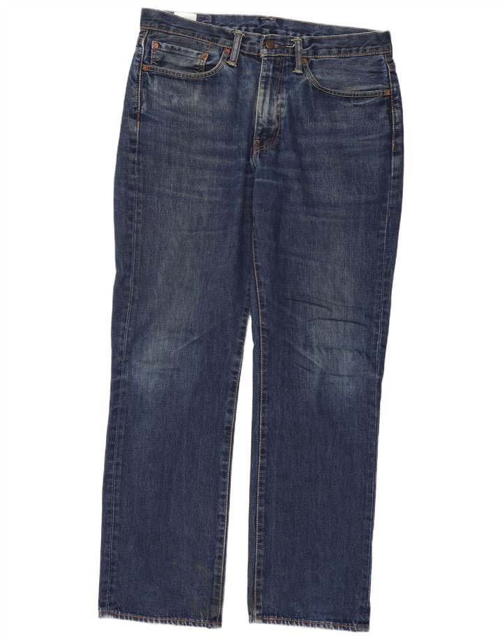 Levi's Uomo 514 Jeans dritti W34 L32 Cotone blu navy