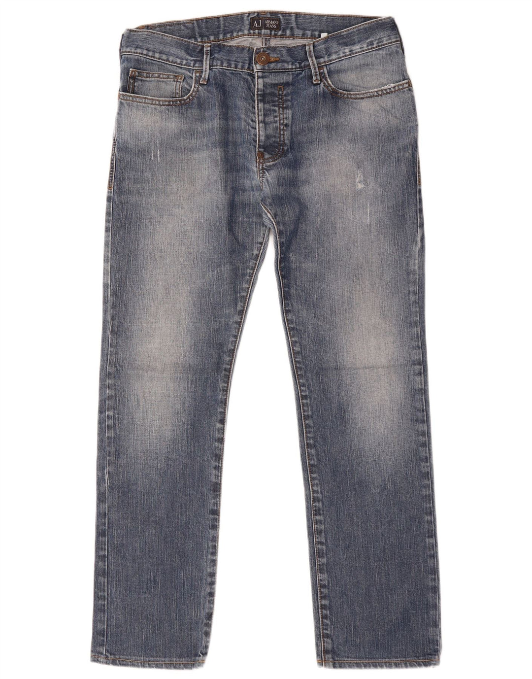 Jeans dritti da uomo Armani W32 L30 Blu