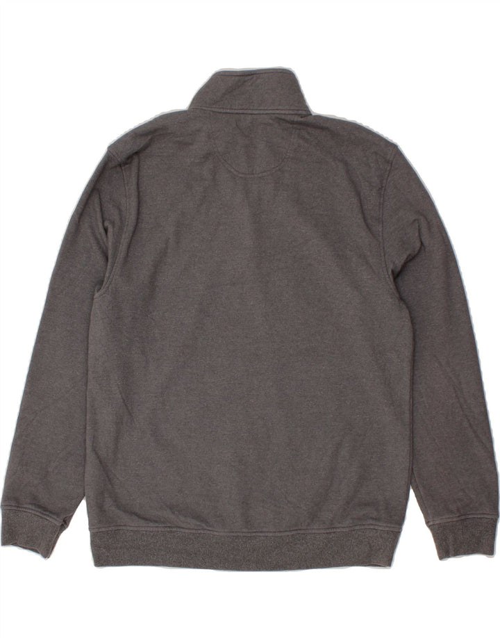 IZOD Mens Performance Zip Neck Sweatshirt Jumper Large Grey Polyester Vintage Izod and Second-Hand Izod from Messina Hembry 