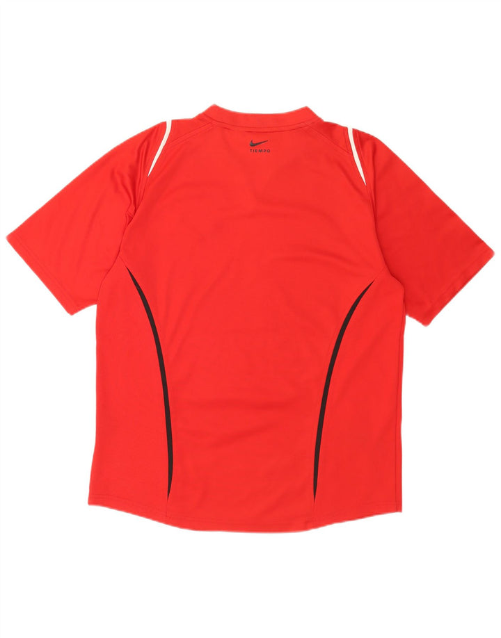 T-shirt grafica da uomo Nike Top UK 39/41 Medium Red Colourblock