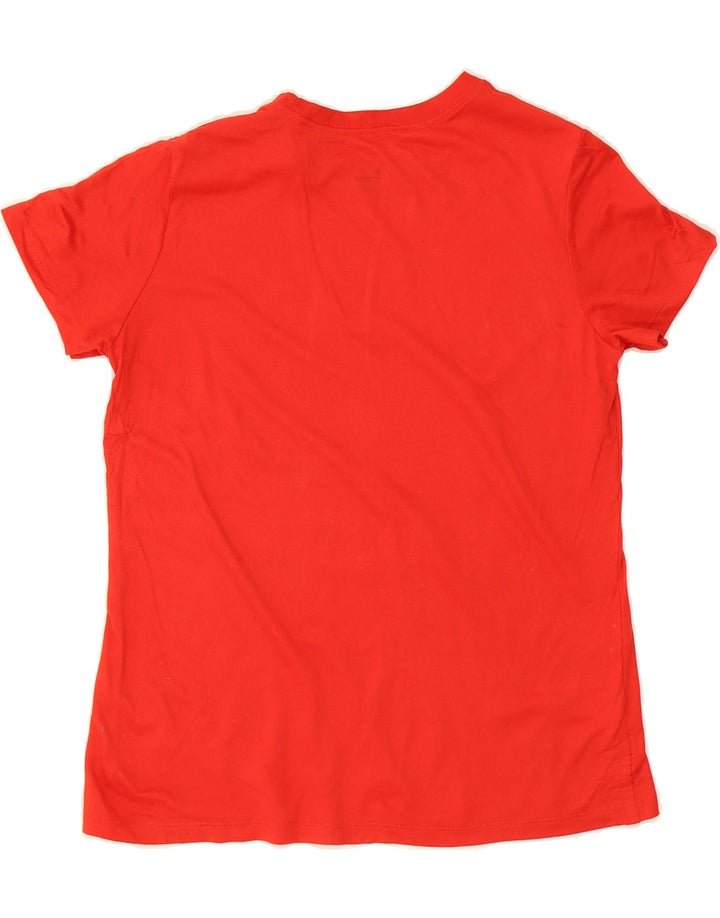 NIKE Womens Dri Fit T-Shirt Top UK 14 Large Red Polyester Vintage Nike and Second-Hand Nike from Messina Hembry 