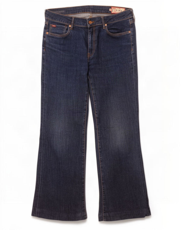 Jeans svasati da donna Rifle W30 L29 cotone blu navy