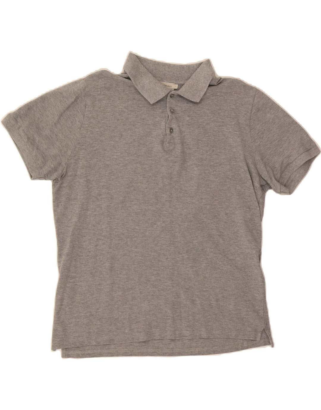 CALVIN KLEIN JEANS Mens Polo Shirt Large Grey Cotton Vintage Calvin Klein Jeans and Second-Hand Calvin Klein Jeans from Messina Hembry 