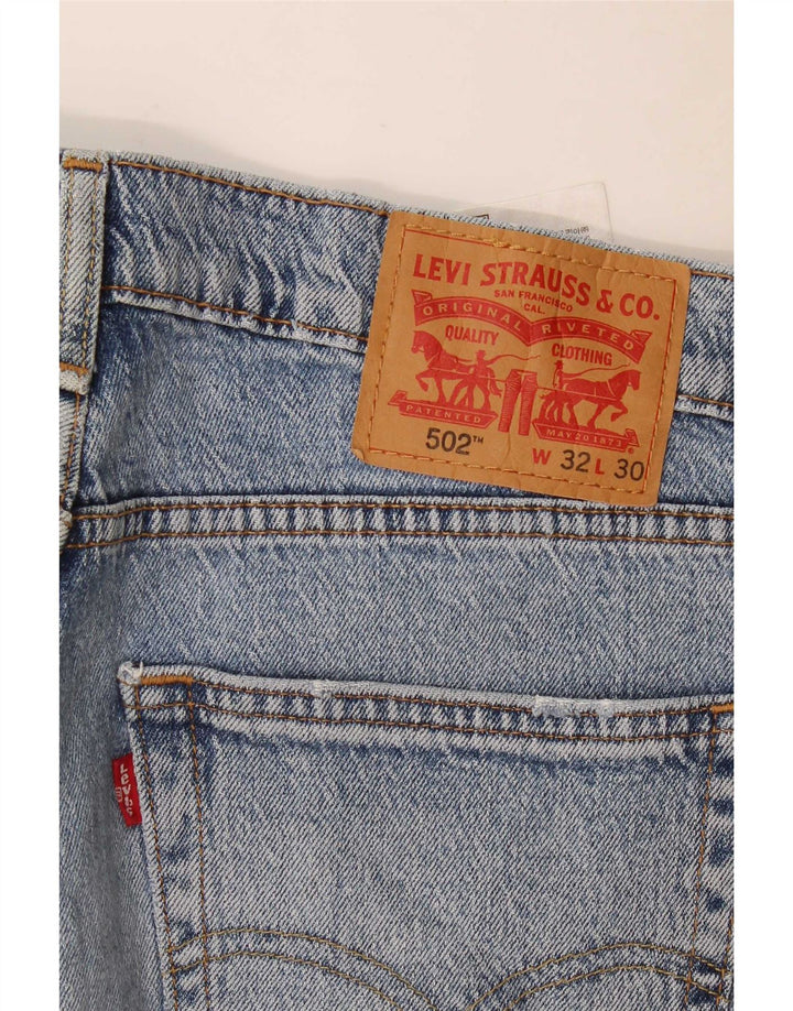 Levi's Uomo 502 Jeans affusolati W32 L30 Cotone blu