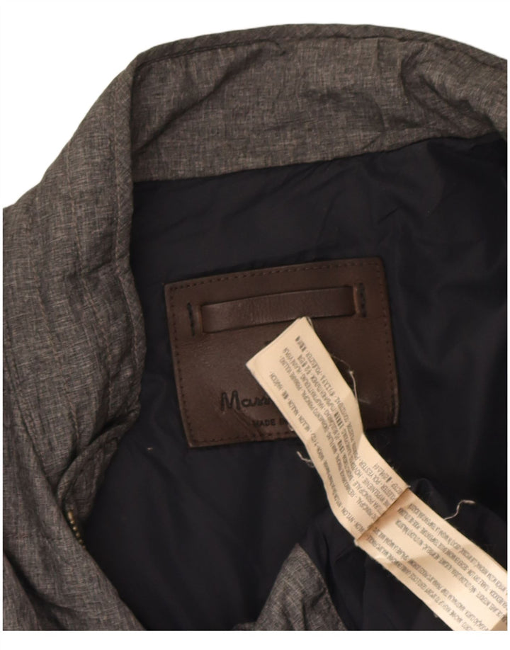 Gilet da uomo Massimo Dutti UK 38 Nylon grigio medio