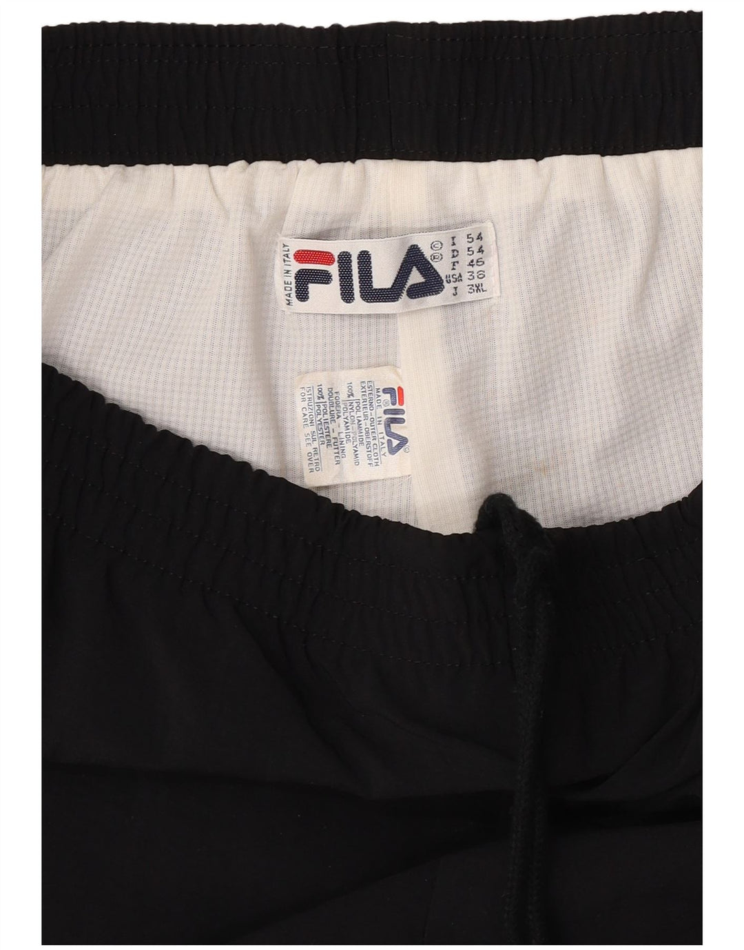 Pantaloni da tuta da uomo Fila Joggers IT 54 XL Poliestere nero