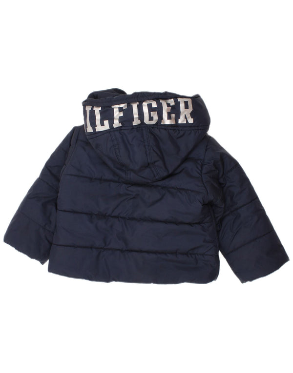 Tommy Hilfiger Baby Boys Graphic Padded Jacket 9-12 Months Navy Blue