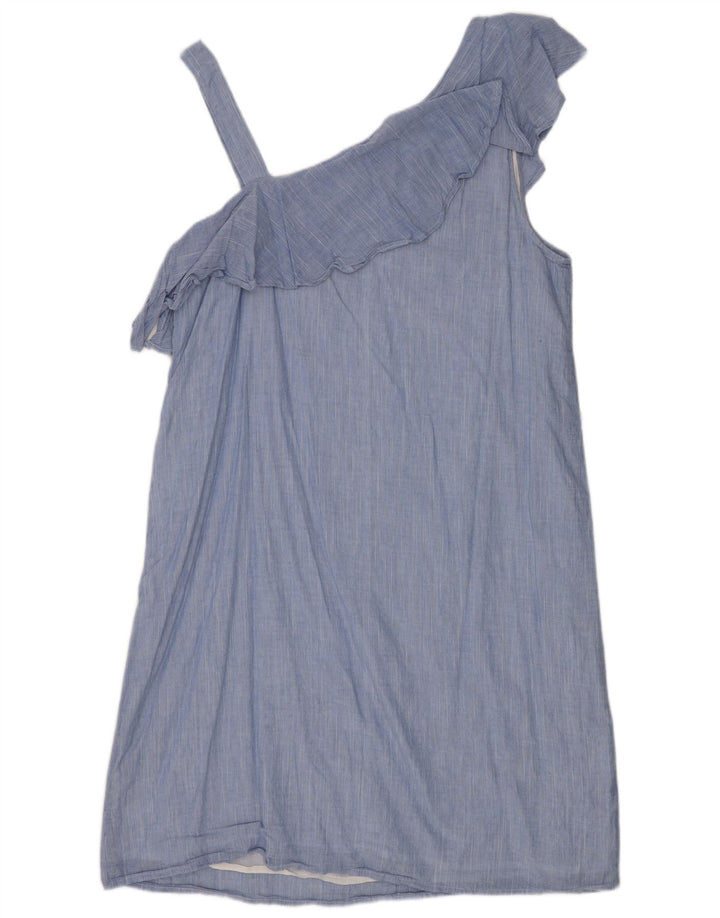 Abito monospalla da donna Oasis UK 14 Cotone blu medio