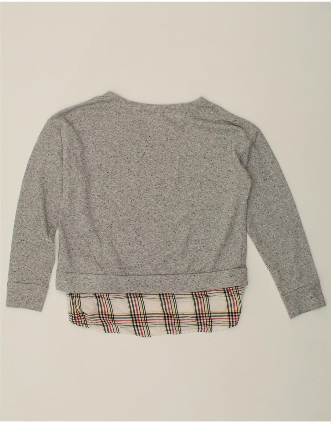 IZOD Womens Sweatshirt Jumper UK 14 Medium Grey Cotton Vintage Izod and Second-Hand Izod from Messina Hembry 