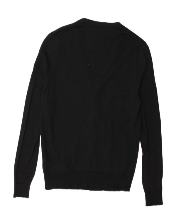 Calvin Klein Jeans Uomo Cardigan Maglione Grande Lana Nera