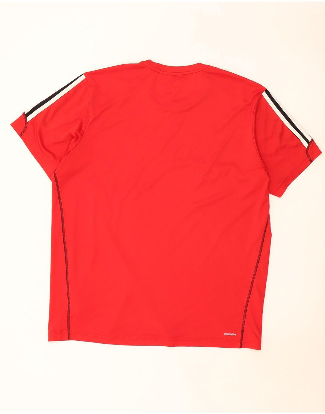 T-shirt ADIDAS da uomo Climalite Top 2XL Poliestere color block rosso