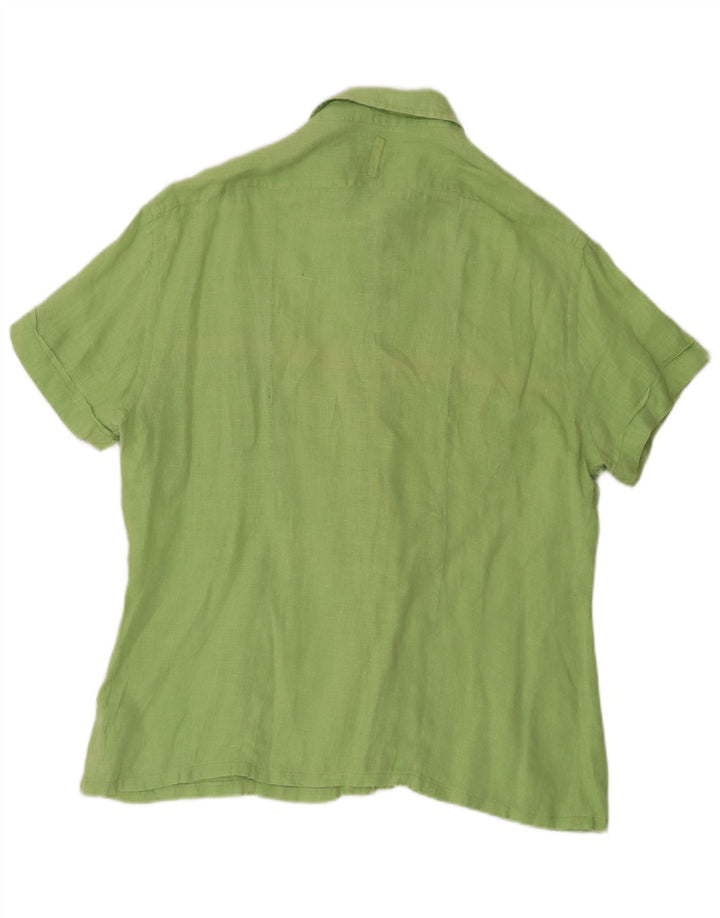 Camicia Trussardi Uomo Manica Corta 2XL Verde