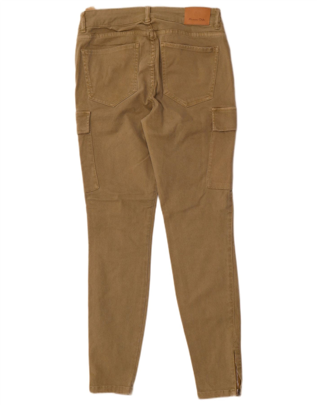 Pantaloni cargo skinny da donna Massimo Dutti EU 40 Medium W30 L29 Khaki