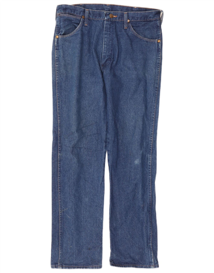 Jeans dritti da uomo Wrangler W32 L30 Blu