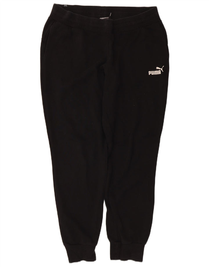 Pantaloni da tuta da donna Puma Joggers UK 14 Large Nero Poliestere