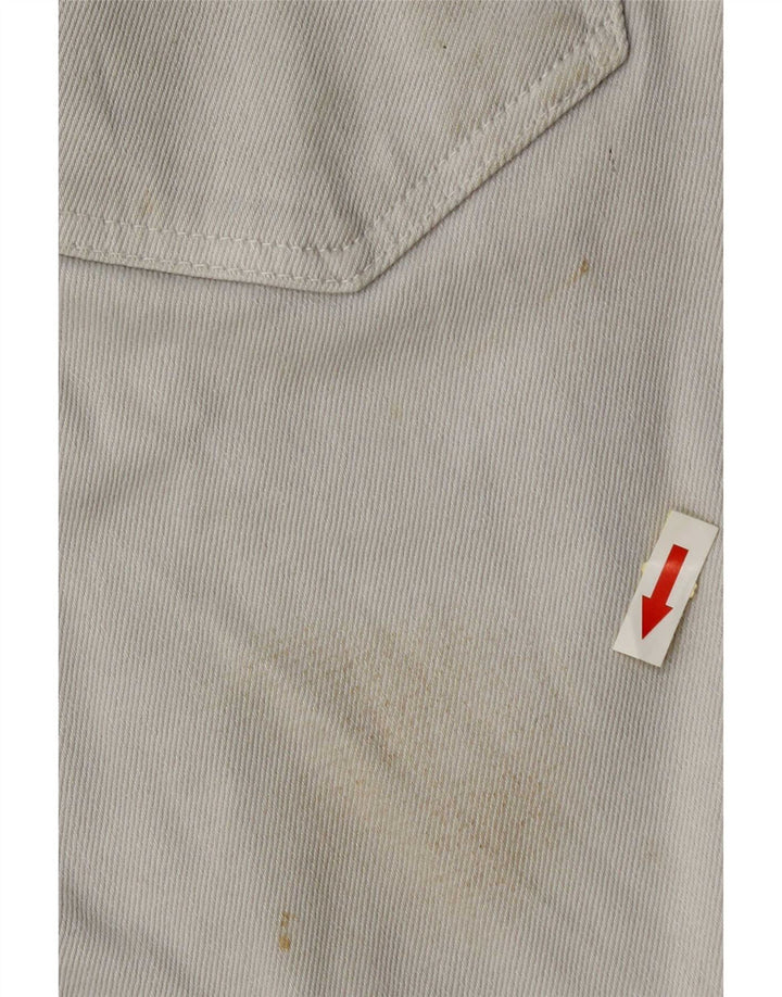 Pantaloncini di jeans da uomo Zara EU 40 medi W30 cotone beige
