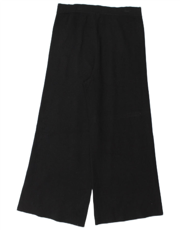 Pantaloni corti da donna a gamba larga Massimo Dutti piccoli W28 L25 neri