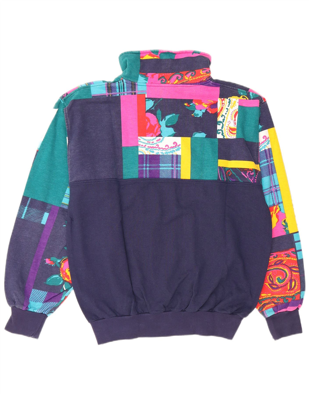 Tuta intera da donna TRIGEMA UK 14 cotone patchwork medio blu navy