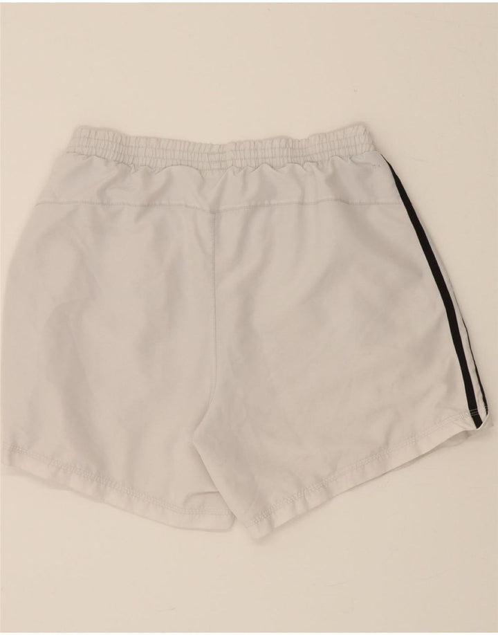 Pantaloncini sportivi da uomo ADIDAS grandi bianchi in poliestere