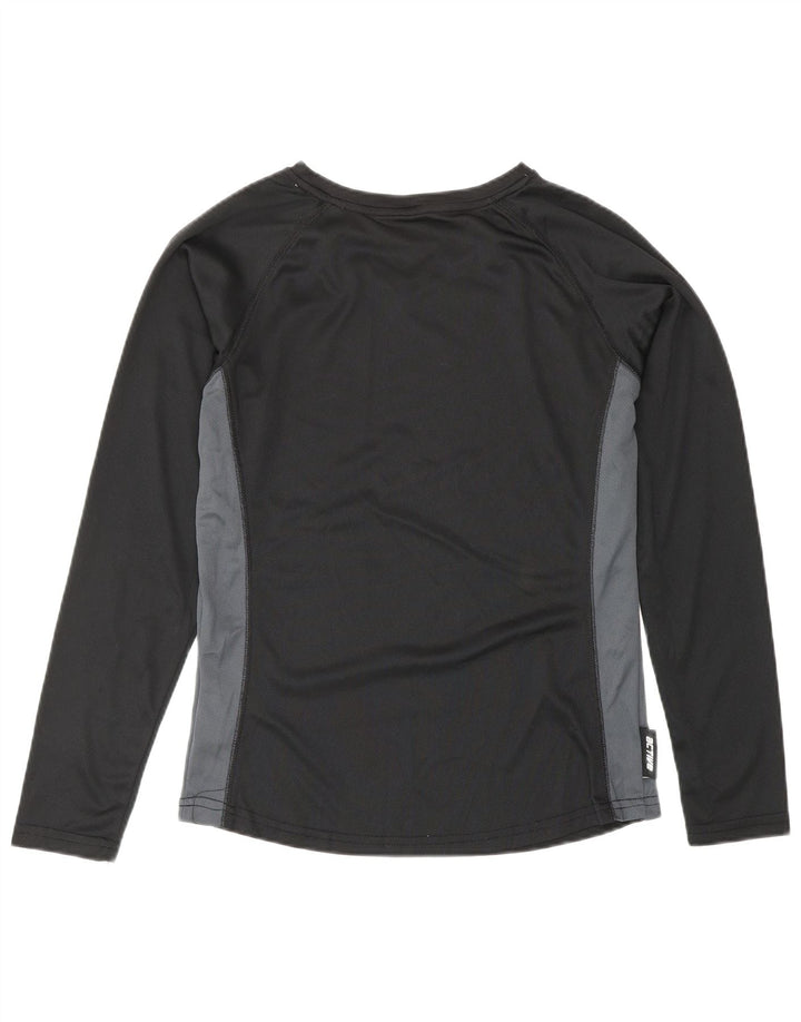 MOUNTAIN WAREHOUSE Top IsoCool da donna manica lunga UK 14 medio nero