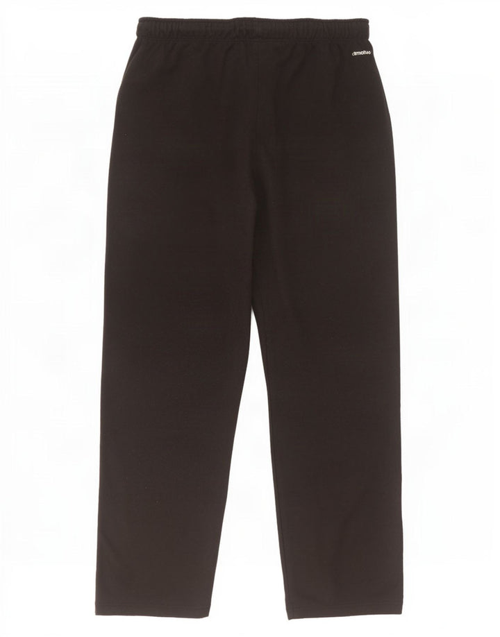 Pantaloni da tuta da uomo Adidas Large neri in poliestere
