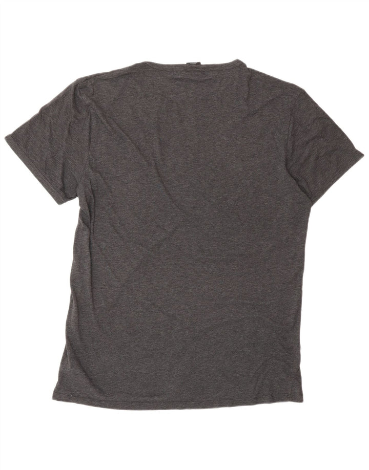 T-shirt da uomo G-STAR Top grande in cotone grigio