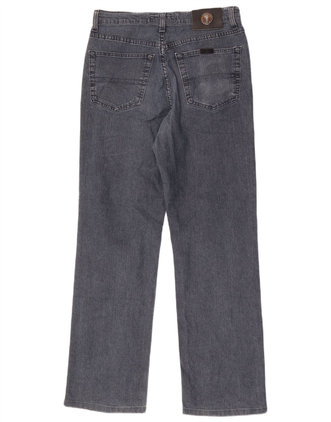 Jeans Dritti Donna Trussardi W30 L29 Cotone Blu