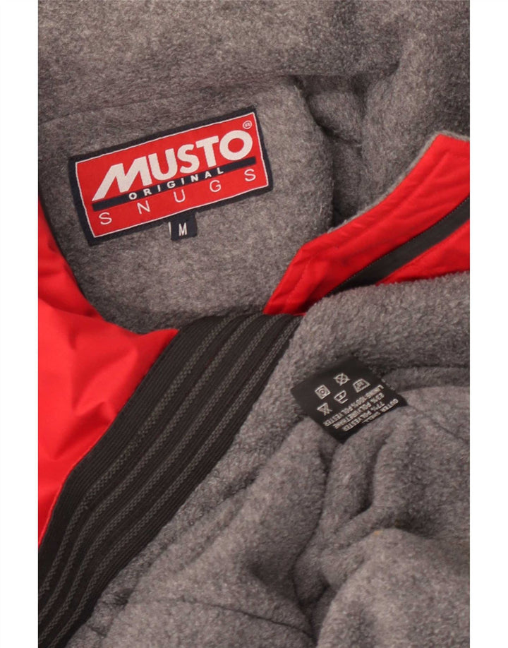Giacca a vento da uomo Musto UK 38 poliestere rosso medio