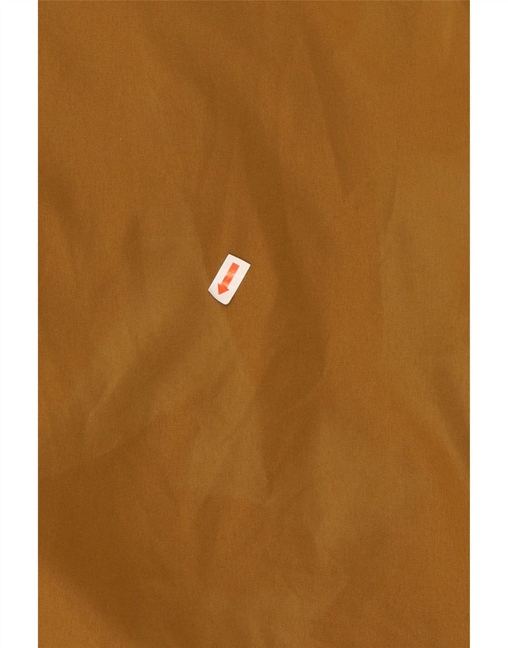 MAX MARA Womens Hooded Windbreaker Jacket UK 14 Medium Brown Nylon Vintage Max Mara and Second-Hand Max Mara from Messina Hembry 