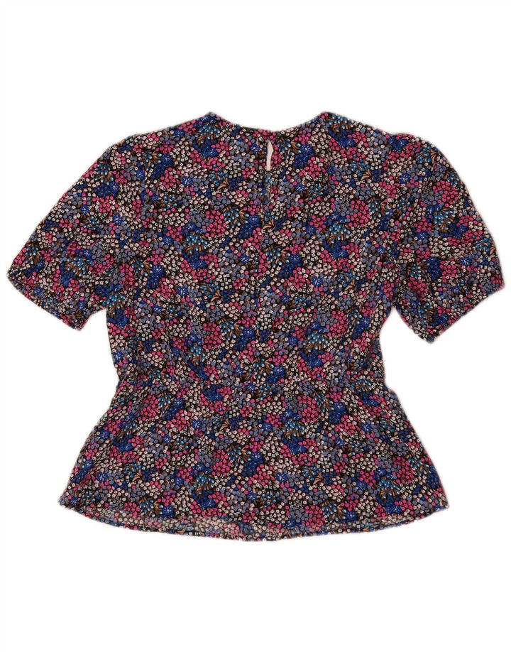 Camicetta da donna Oasis Top UK 10 Piccola viscosa floreale multicolore
