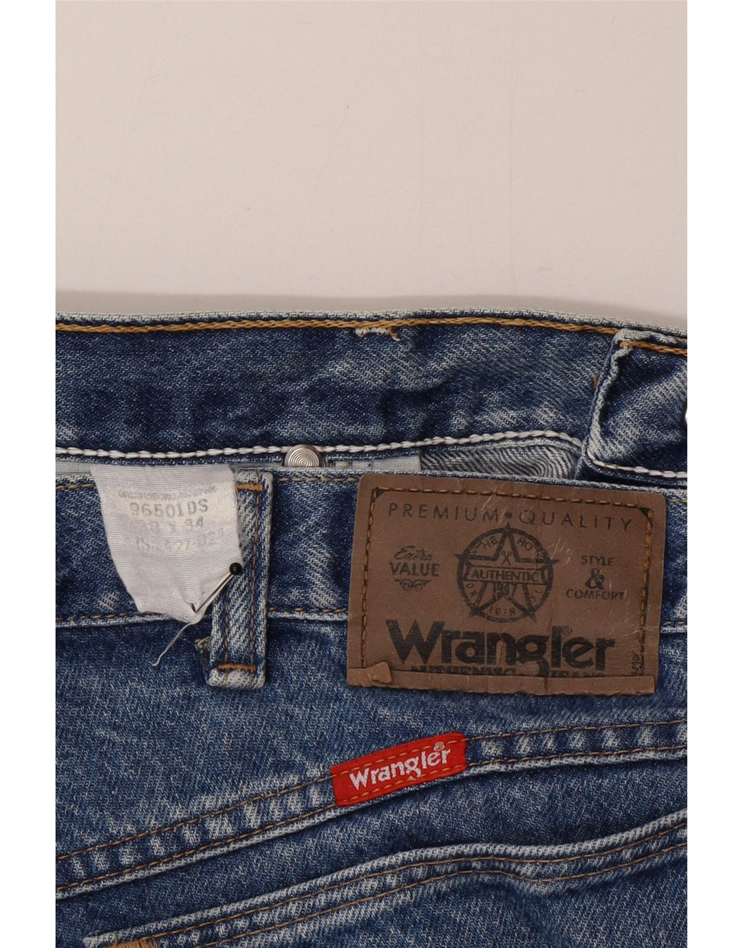 Jeans affusolati da uomo Wrangler W38 L34 Blu