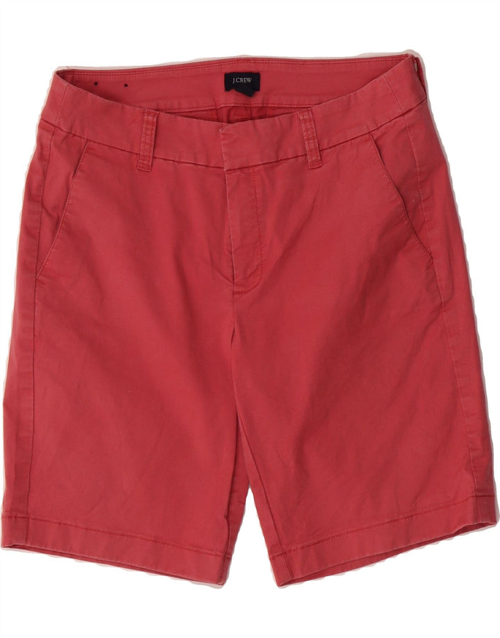 J. CREW Womens Chino Shorts US 4 Small W30 Pink Cotton Vintage J. Crew and Second-Hand J. Crew from Messina Hembry 