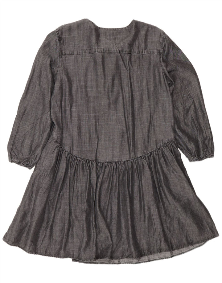 Abito a trapezio da donna a maniche lunghe Superdry UK 12 Lyocell grigio medio