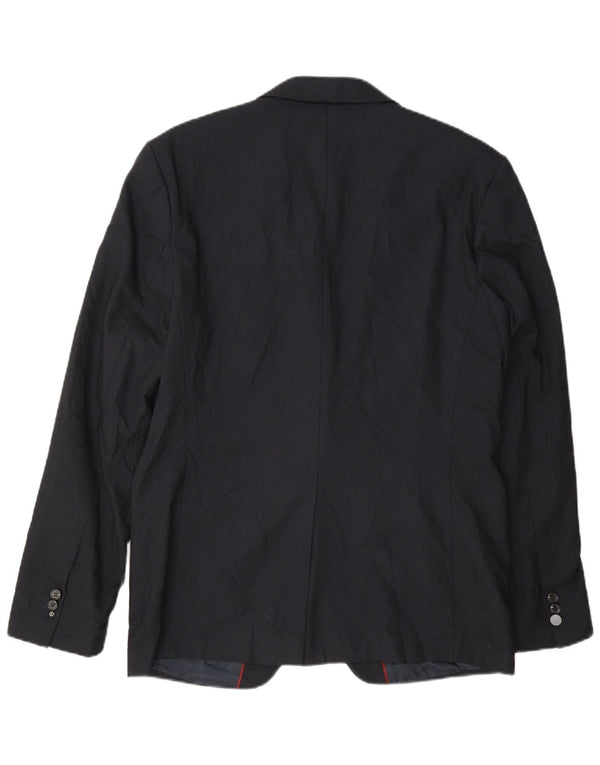 Giacca blazer da uomo a 2 bottoni Zara EU 52 grande blu navy