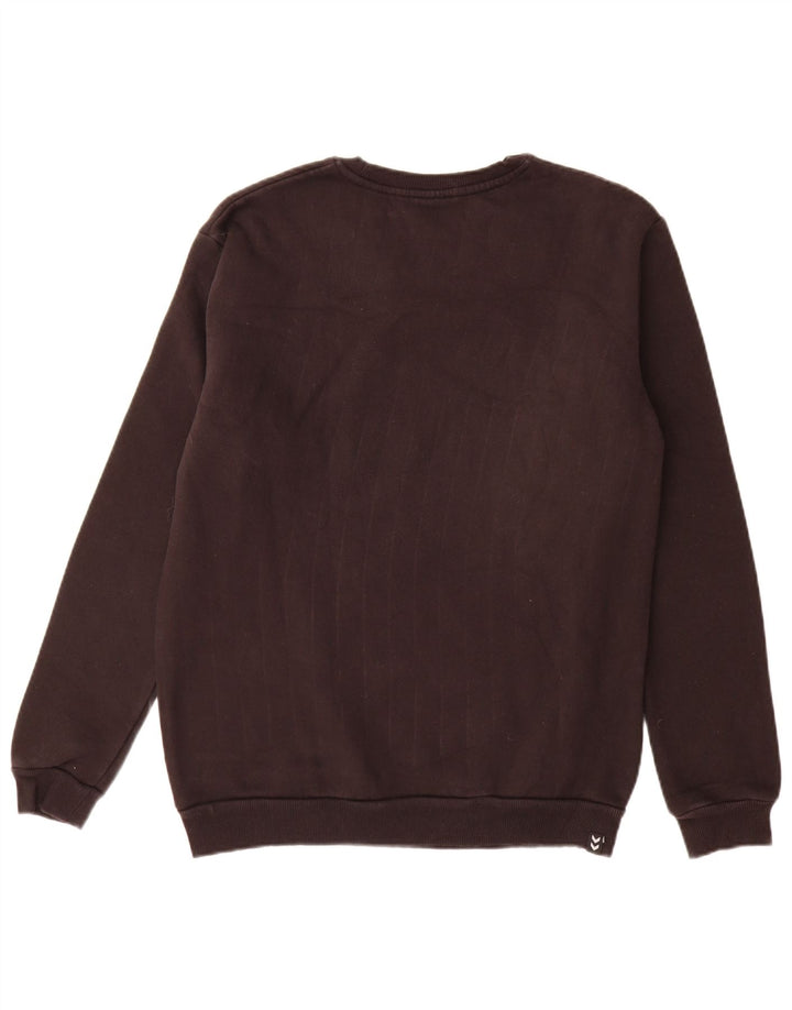 Felpa da uomo Hummel Maglione piccolo cotone nero