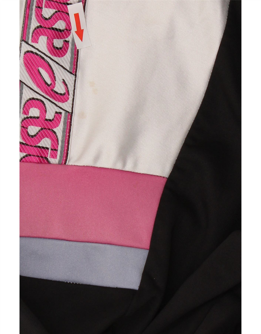 Giacca da ginnastica grafica da donna Asics UK 18 XL White Colourblock