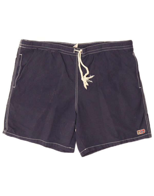 Napapijri Mens Swimming Shorts Large Navy Blue Polyamide