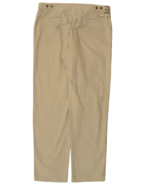 Pantaloni casual dritti da uomo Murphy & Nye W40 L36 cotone beige