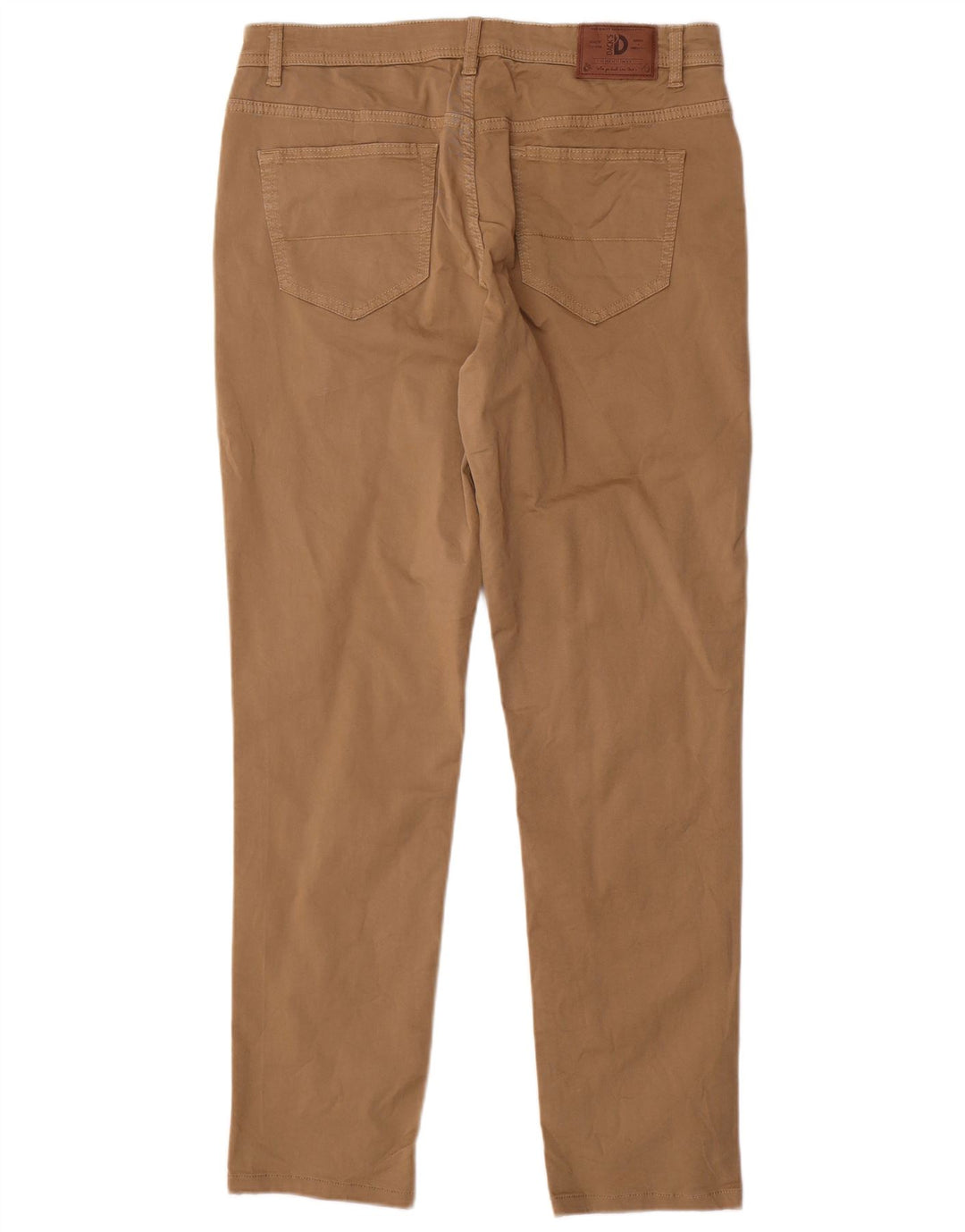 Pantaloni casual slim da uomo di Dack IT 48 Medium W34 L31 Cotone marrone