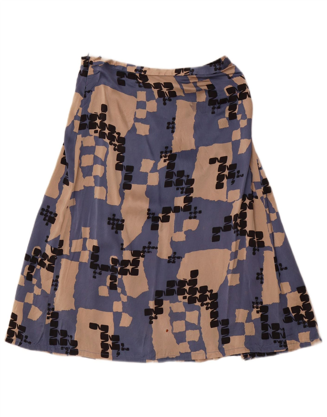 Set gonna 2 pezzi da donna LES COPAINS IT 42 medio W28 seta geometrica blu