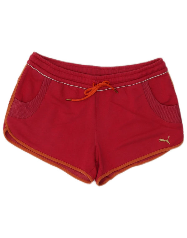 Pantaloncini sportivi da donna Puma UK 14 Large Rosa Cotone